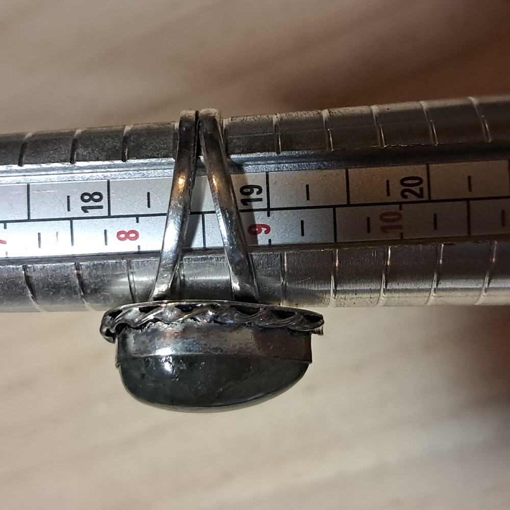 Natural Labradorite ring - Picture 4 of 4